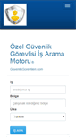 Mobile Screenshot of guvenlikgorevlileri.com